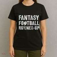 Drafting Fantasy Football Runner Up Goddess Newbie Commish T-Shirt thumb 4
