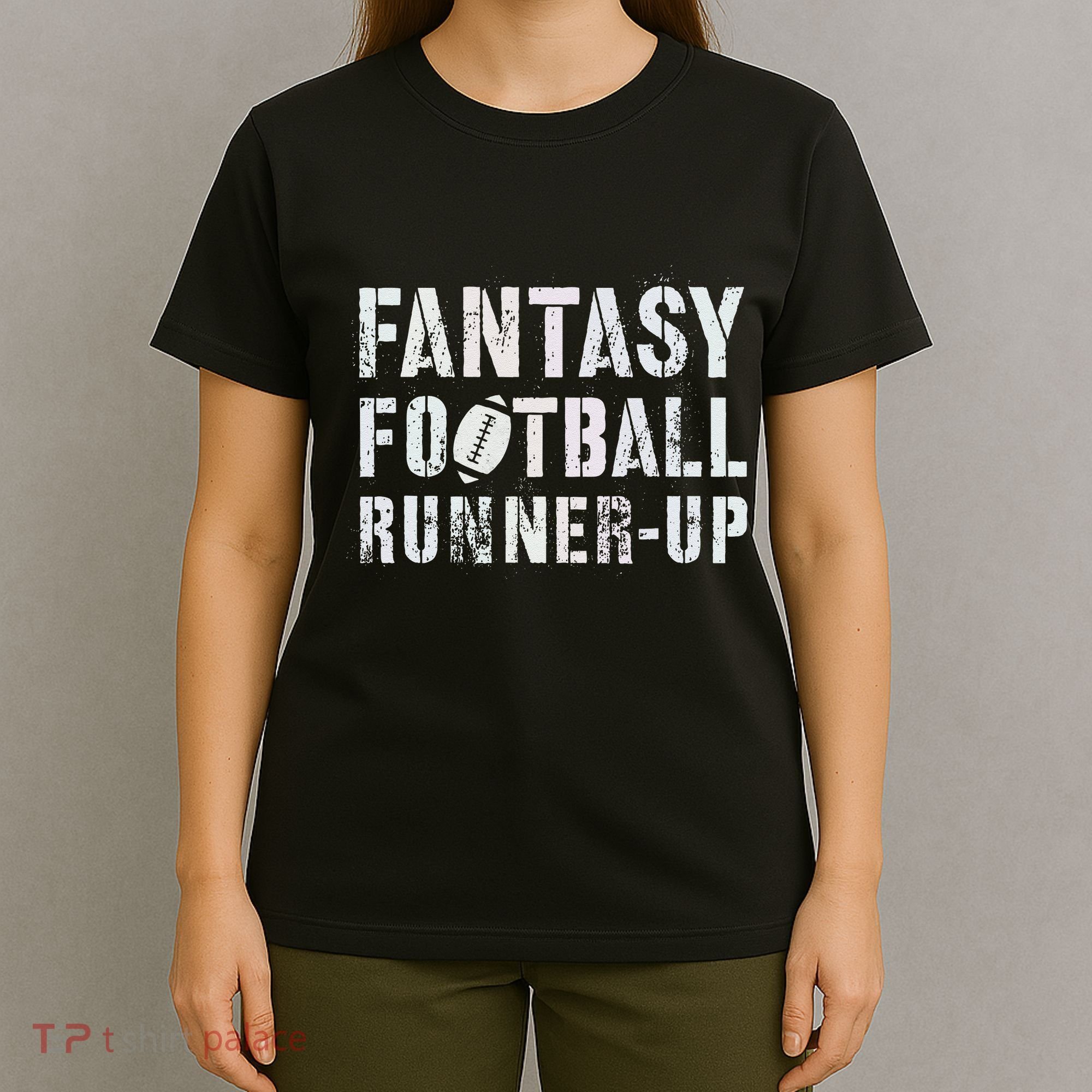 Drafting Fantasy Football Runner Up Goddess Newbie Commish T-Shirt