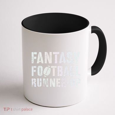 Drafting Fantasy Football Runner Up Goddess Newbie Commish Coffee Mug back