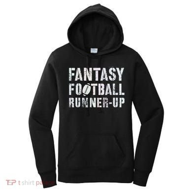 Drafting Fantasy Football Runner Up Goddess Newbie Commish Women's Hoodie