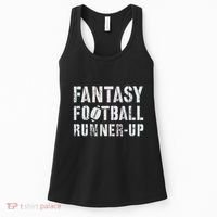 Drafting Fantasy Football Runner Up Goddess Newbie Commish Women's Tank Top thumb 0