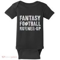 Drafting Fantasy Football Runner Up Goddess Newbie Commish Baby Bodysuit thumb 0