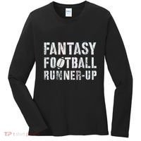 Drafting Fantasy Football Runner Up Goddess Newbie Commish Women's Long Sleeve Shirt thumb 0