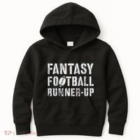 Drafting Fantasy Football Runner Up Goddess Newbie Commish Kids Hoodie thumb 0