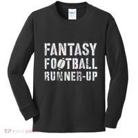 Drafting Fantasy Football Runner Up Goddess Newbie Commish Kids Long Sleeve Shirt thumb 0