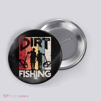 Dirt Fishing Funny Beach Treasure Detecting Metal Detector Button