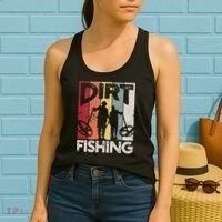 Dirt Fishing Funny Beach Treasure Detecting Metal Detector Women's Tank Top thumb 2