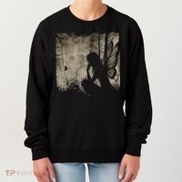 Dark Fairycore Fairy Art Grunge Butterfly Alt Goth Aesthetic Women's Sweatshirt thumb 0