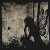 Dark Fairycore Fairy Art Grunge Butterfly Alt Goth Aesthetic USA-Made Doggie Bandana thumb 2