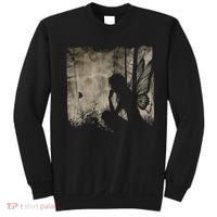Dark Fairycore Fairy Art Grunge Butterfly Alt Goth Aesthetic Sweatshirt thumb 0