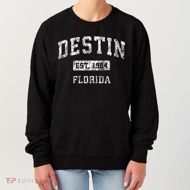 Destin Florida Fl Vintage Established Women's Sweatshirt