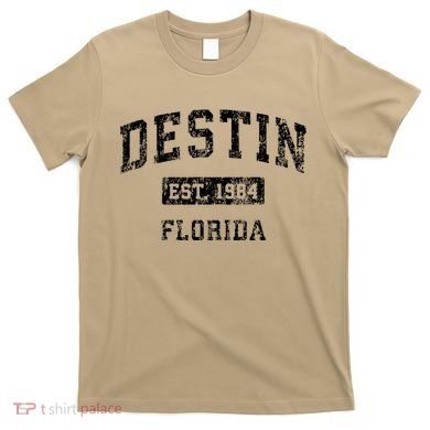 Destin Florida Fl Vintage Established T-Shirt