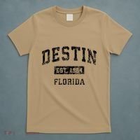 Destin Florida Fl Vintage Established T-Shirt thumb 5