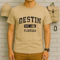 Destin Florida Fl Vintage Established T-Shirt thumb 6