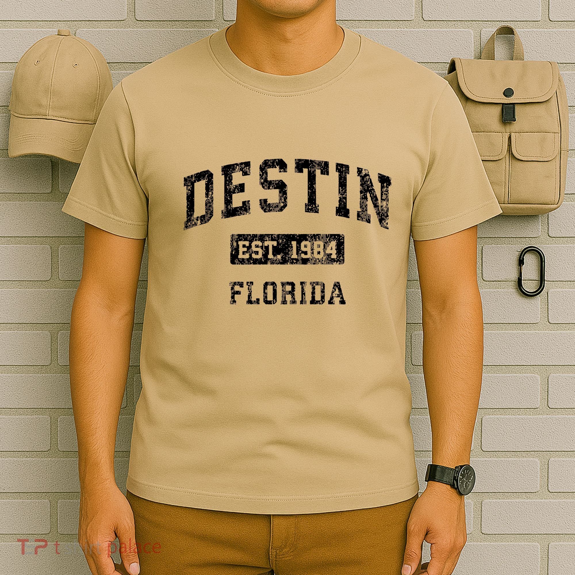 Destin Florida Fl Vintage Established T-Shirt