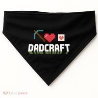 Dadcraft Funny Father's Day Gamer Gift USA-Made Doggie Bandana thumb 0