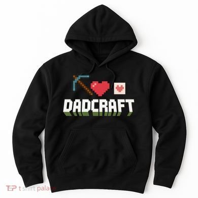Dadcraft Funny Father's Day Gamer Gift Hoodie