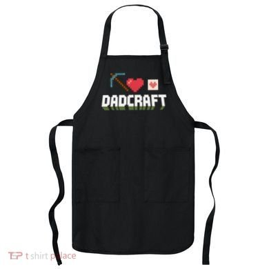 Dadcraft Funny Father's Day Gamer Gift Apron