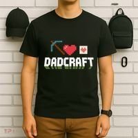 Dadcraft Funny Father's Day Gamer Gift T-Shirt thumb 6