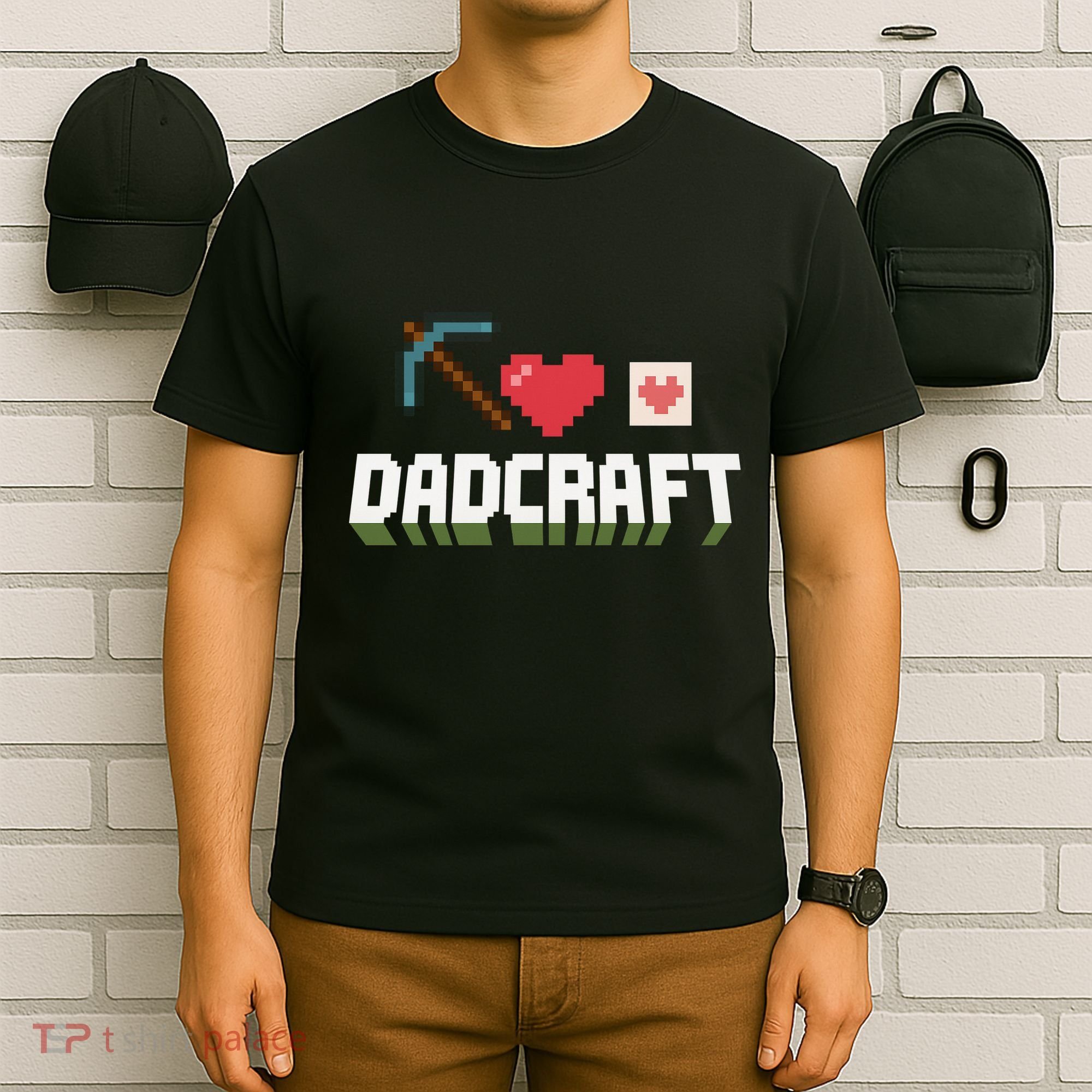 Dadcraft Funny Father's Day Gamer Gift T-Shirt