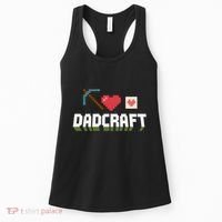 Dadcraft Funny Father's Day Gamer Gift Women's Tank Top thumb 0