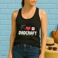 Dadcraft Funny Father's Day Gamer Gift Women's Tank Top thumb 2