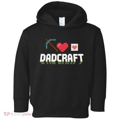 Dadcraft Funny Father's Day Gamer Gift Toddler Hoodie