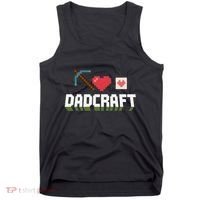 Dadcraft Funny Father's Day Gamer Gift Tank Top thumb 0