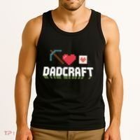 Dadcraft Funny Father's Day Gamer Gift Tank Top thumb 3