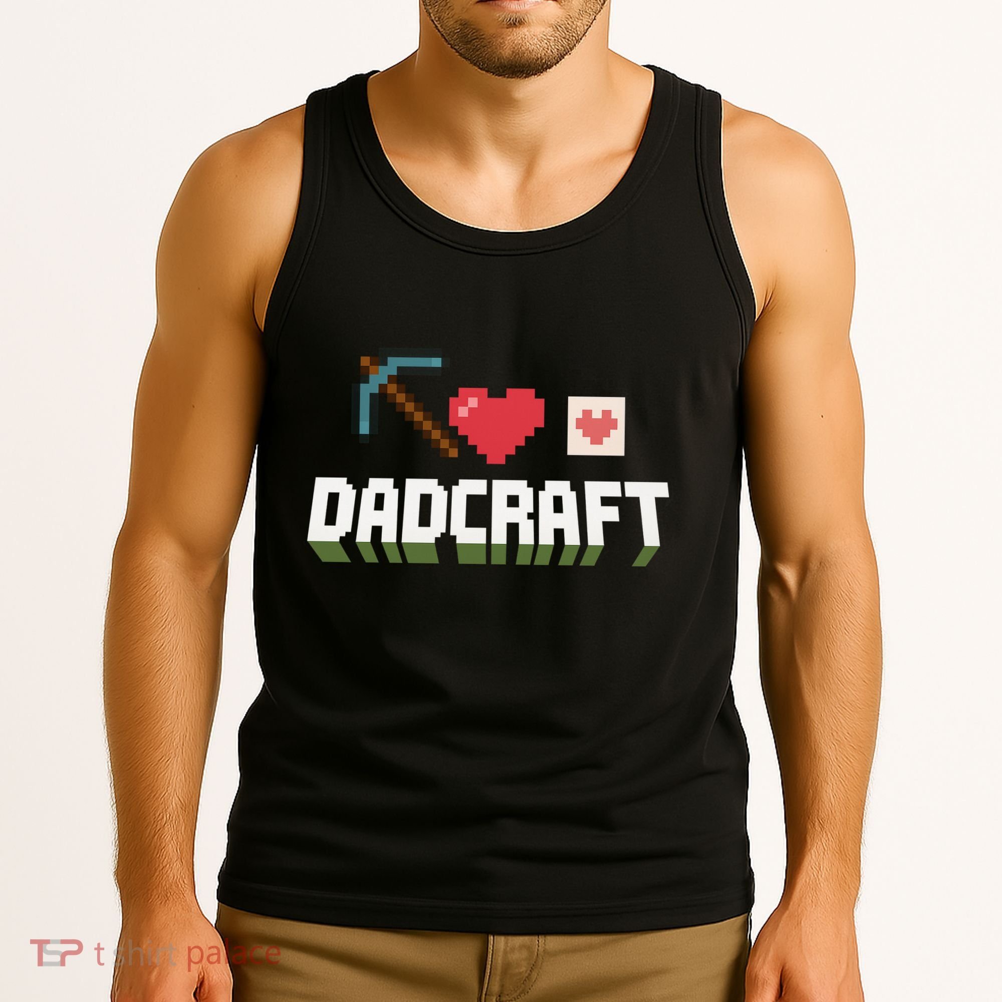 Dadcraft Funny Father's Day Gamer Gift Tank Top