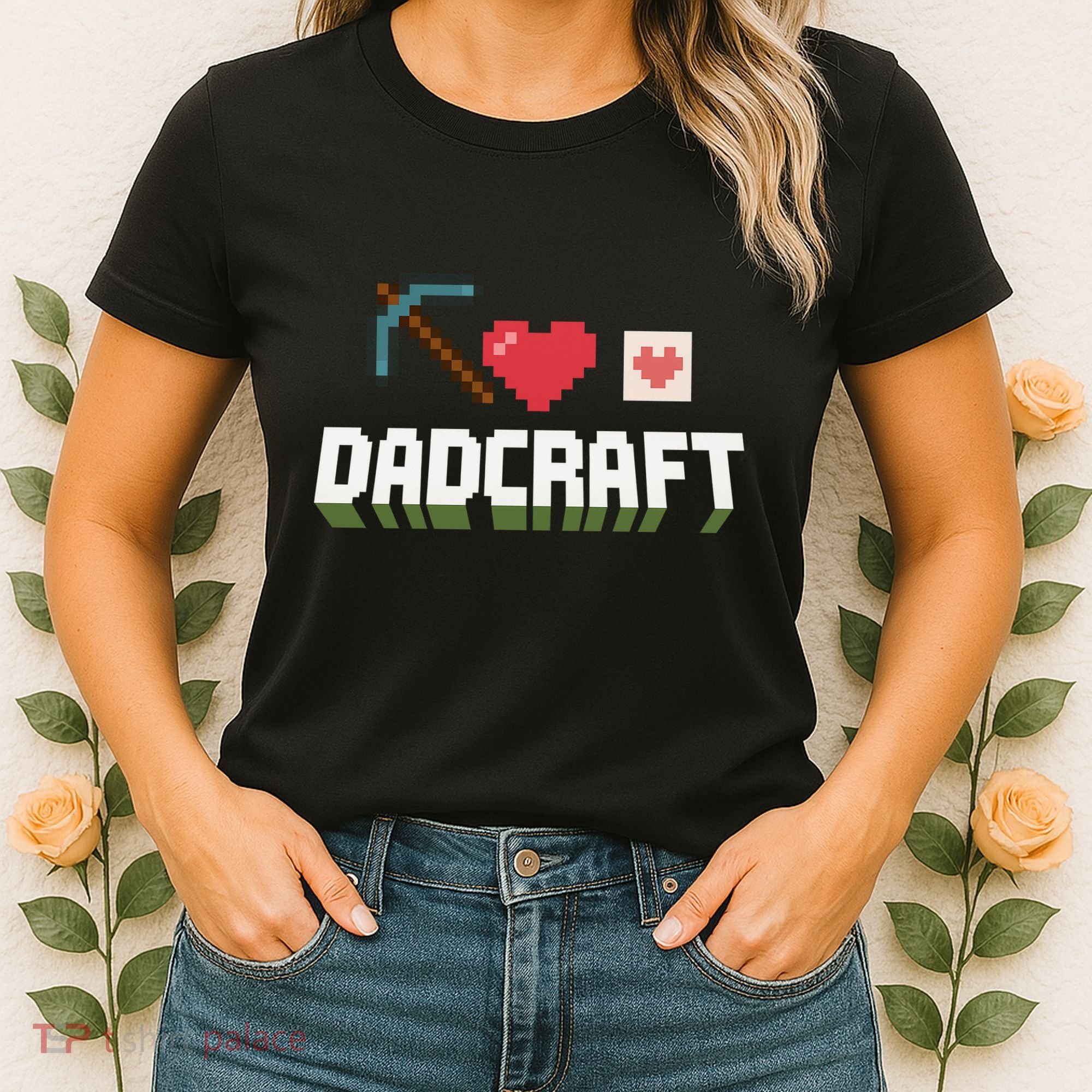 Dadcraft Funny Father's Day Gamer Gift Women's T-Shirt