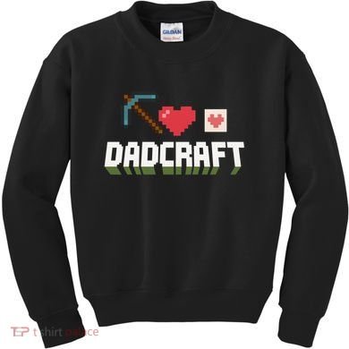 Dadcraft Funny Father's Day Gamer Gift Kids Sweatshirt