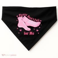 Dont Fall For Me Valentines Day Socks Pct Cna Funny Nurse USA-Made Doggie Bandana thumb 0