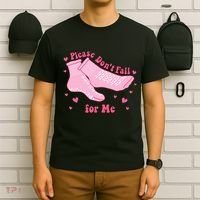 Dont Fall For Me Valentines Day Socks Pct Cna Funny Nurse T-Shirt thumb 6