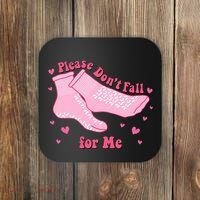 Dont Fall For Me Valentines Day Socks Pct Cna Funny Nurse Coaster thumb 0