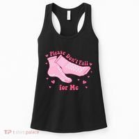 Dont Fall For Me Valentines Day Socks Pct Cna Funny Nurse Women's Tank Top thumb 0