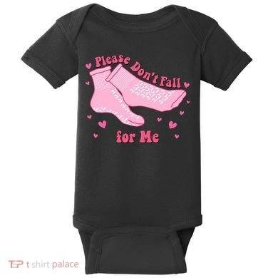 Dont Fall For Me Valentines Day Socks Pct Cna Funny Nurse Baby Bodysuit