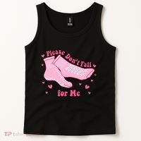 Dont Fall For Me Valentines Day Socks Pct Cna Funny Nurse Tank Top thumb 2
