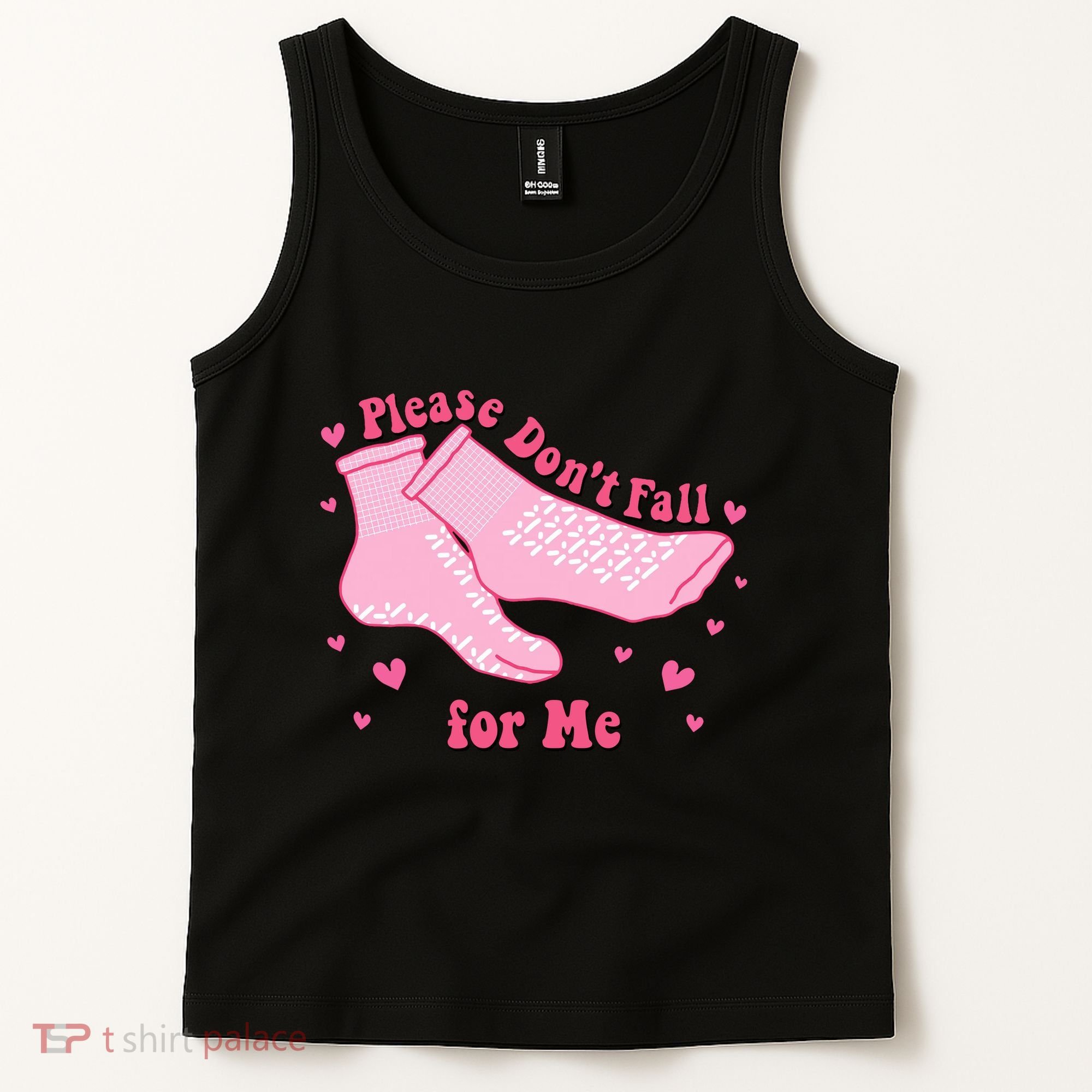 Dont Fall For Me Valentines Day Socks Pct Cna Funny Nurse Tank Top