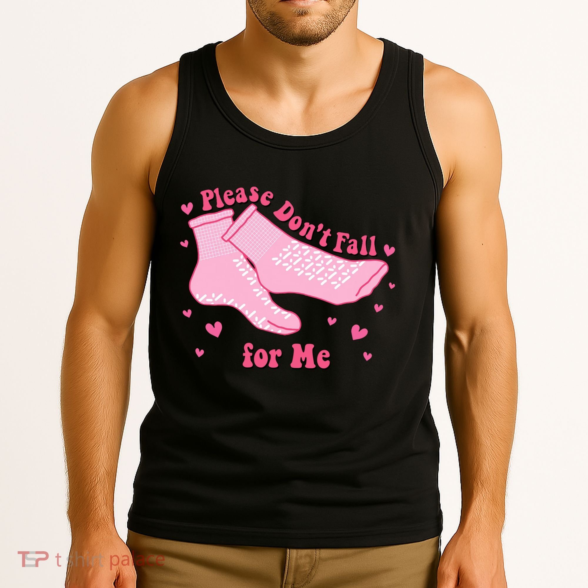 Dont Fall For Me Valentines Day Socks Pct Cna Funny Nurse Tank Top