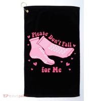 Dont Fall For Me Valentines Day Socks Pct Cna Funny Nurse Golf Towel thumb 0