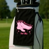 Dont Fall For Me Valentines Day Socks Pct Cna Funny Nurse Golf Towel thumb 2
