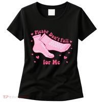 Dont Fall For Me Valentines Day Socks Pct Cna Funny Nurse Women's T-Shirt thumb 0