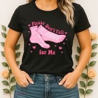 Dont Fall For Me Valentines Day Socks Pct Cna Funny Nurse Women's T-Shirt thumb 2