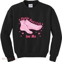 Dont Fall For Me Valentines Day Socks Pct Cna Funny Nurse Kids Sweatshirt thumb 0