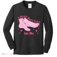 Dont Fall For Me Valentines Day Socks Pct Cna Funny Nurse Kids Long Sleeve Shirt thumb 0