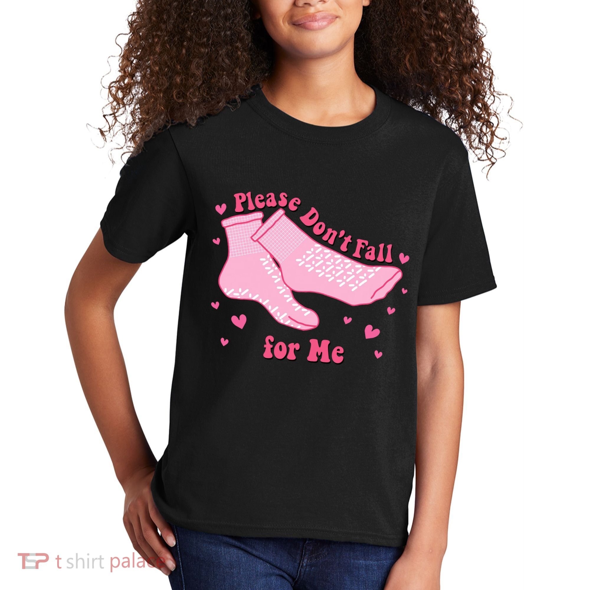 Dont Fall For Me Valentines Day Socks Pct Cna Funny Nurse Kids T-Shirt