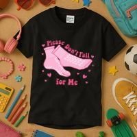 Dont Fall For Me Valentines Day Socks Pct Cna Funny Nurse Kids T-Shirt thumb 3