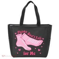 Dont Fall For Me Valentines Day Socks Pct Cna Funny Nurse Tote Bag thumb 0