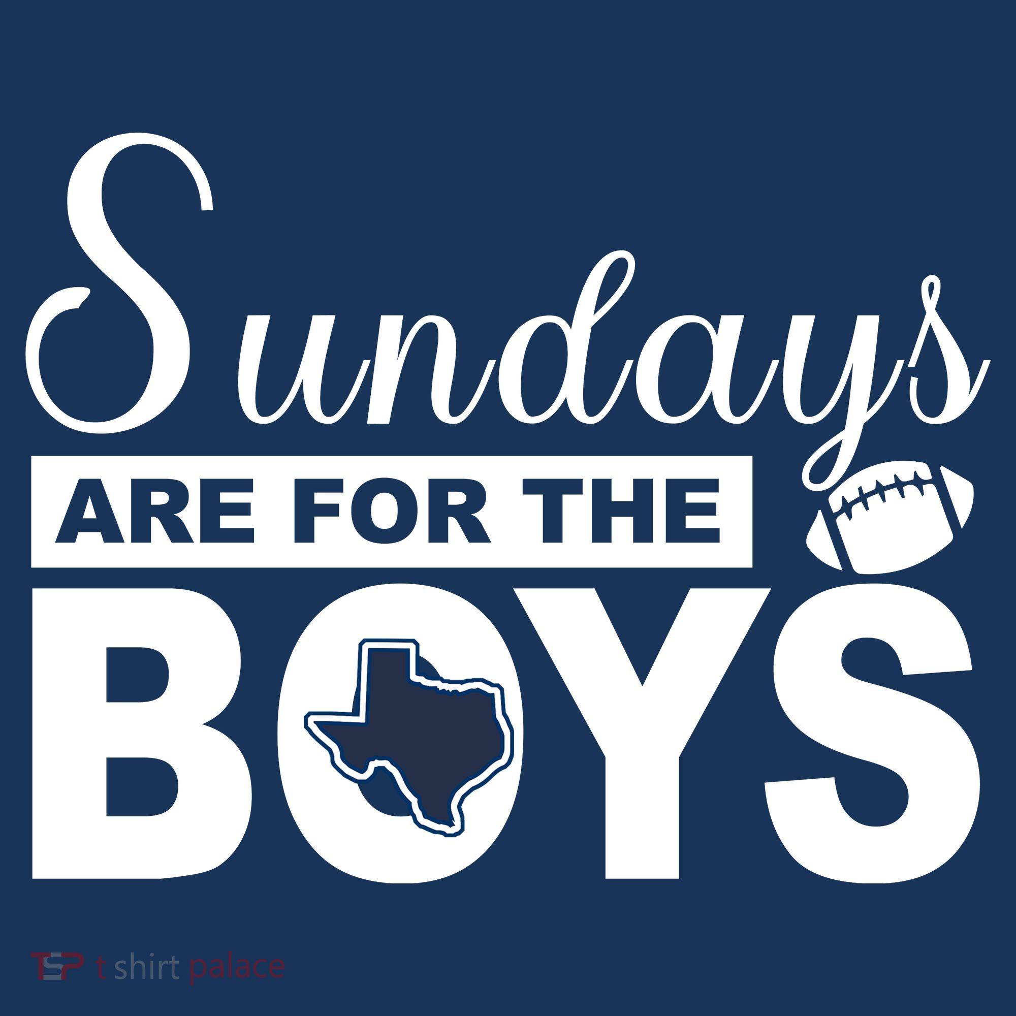 Dallas Football Fans Sundays Are For The Boys Women's Hoodie